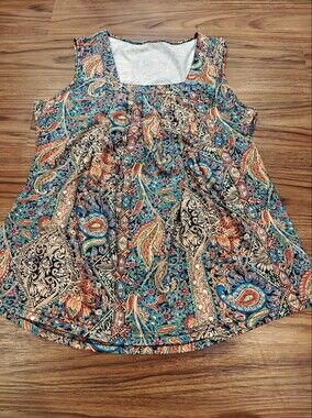 LG Boho Paisley Colorful Shirt
